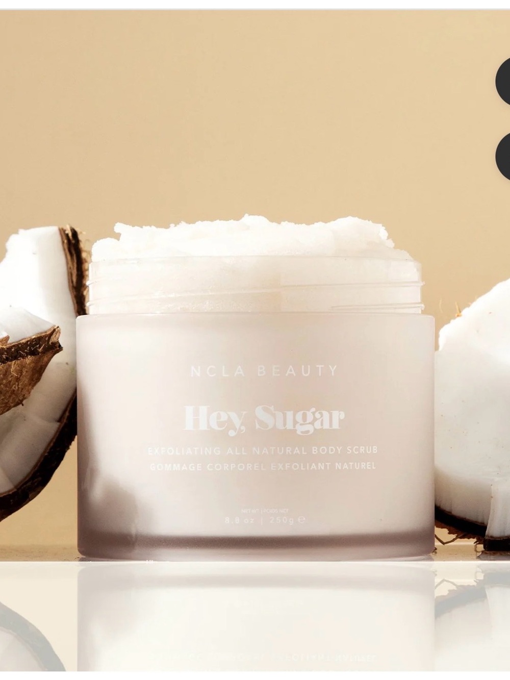 Hey, Sugar Coconut Body Scrub — White